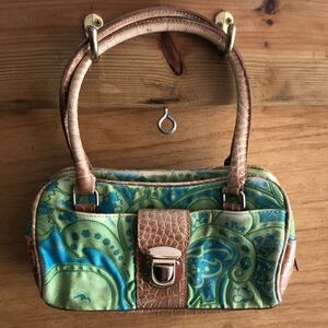 Liz Claiborne Spring Paisley purse